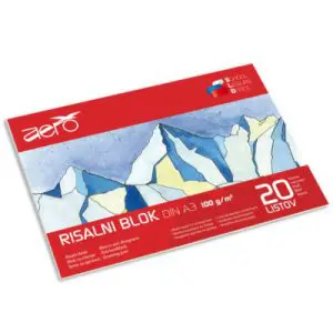 AERO risalni blok, 20 listni, dim A4, pakiran po 10